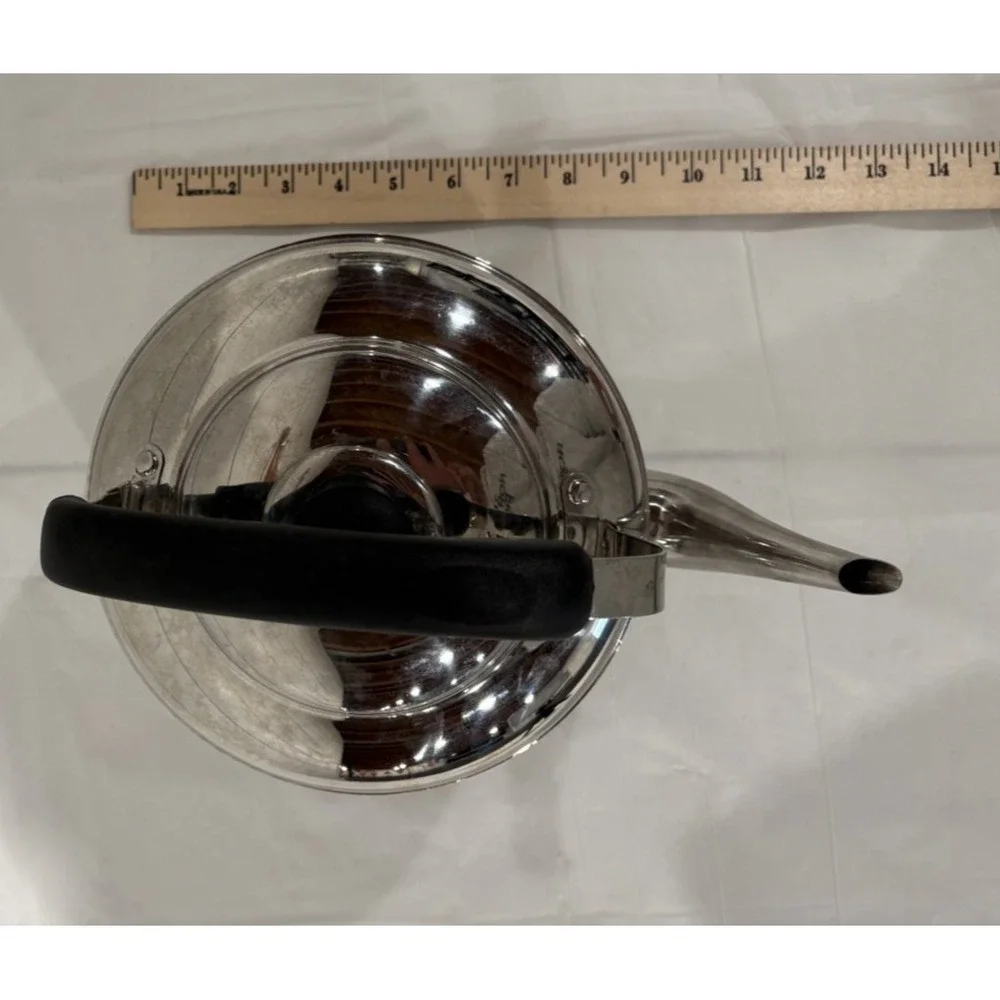 MARTHA STEWART For Macy's 4.2 QT. Heavy Gauge Stainless Steel Tea Kettle